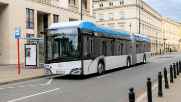 Solaris Urbino 18 fuel cell bus powered by Ballard