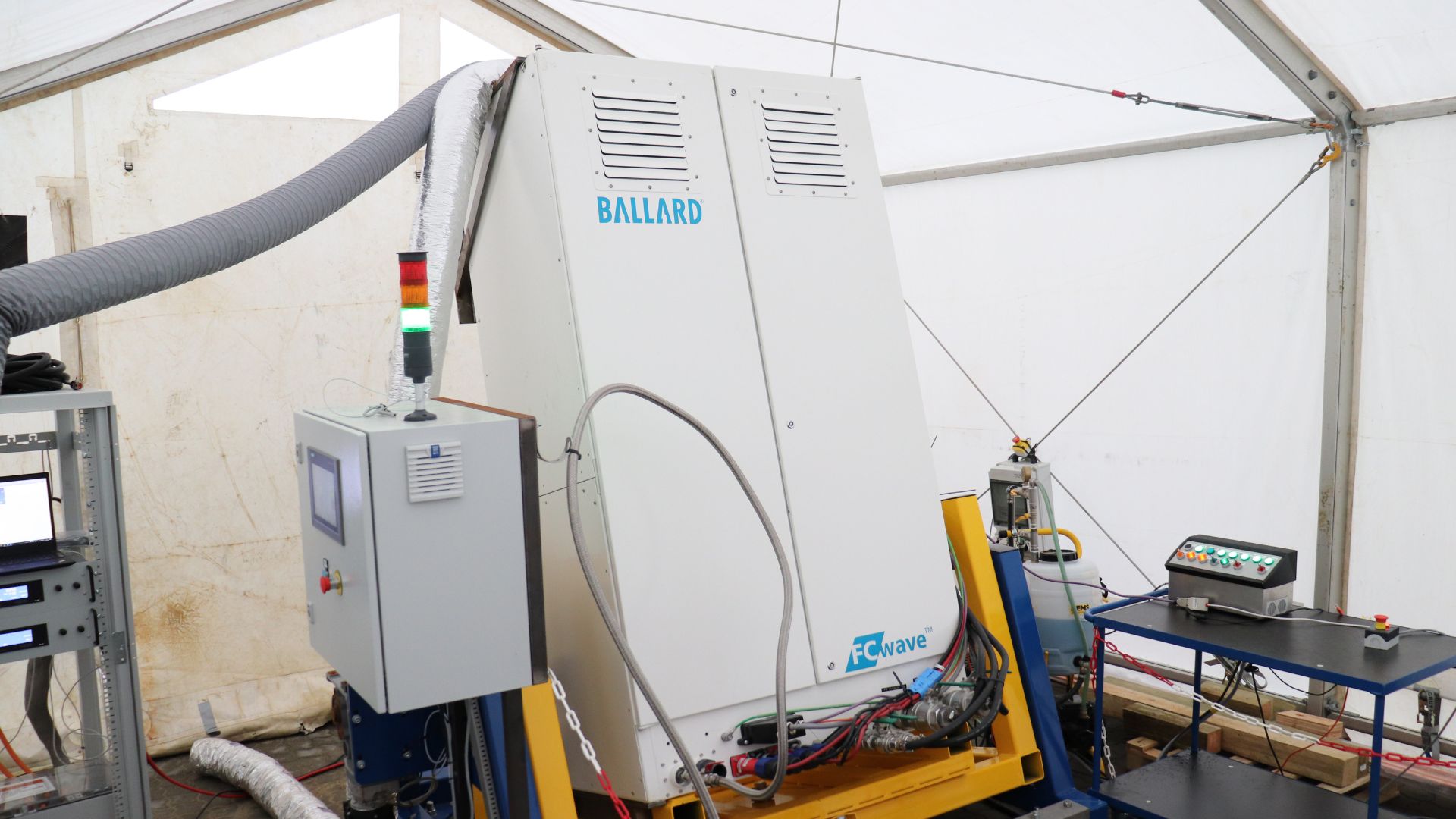 FCwave during incline testing at Ballard's Marine Center of Excellence